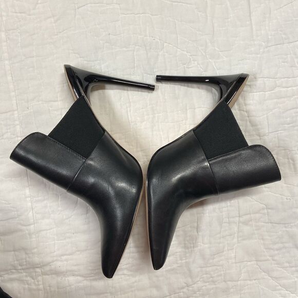 Calvin Klein Black Mules with Pointed Toe and Kitten Heel size 8.5 - Picture 3 of 7